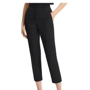 Theory blue and black striped slacks